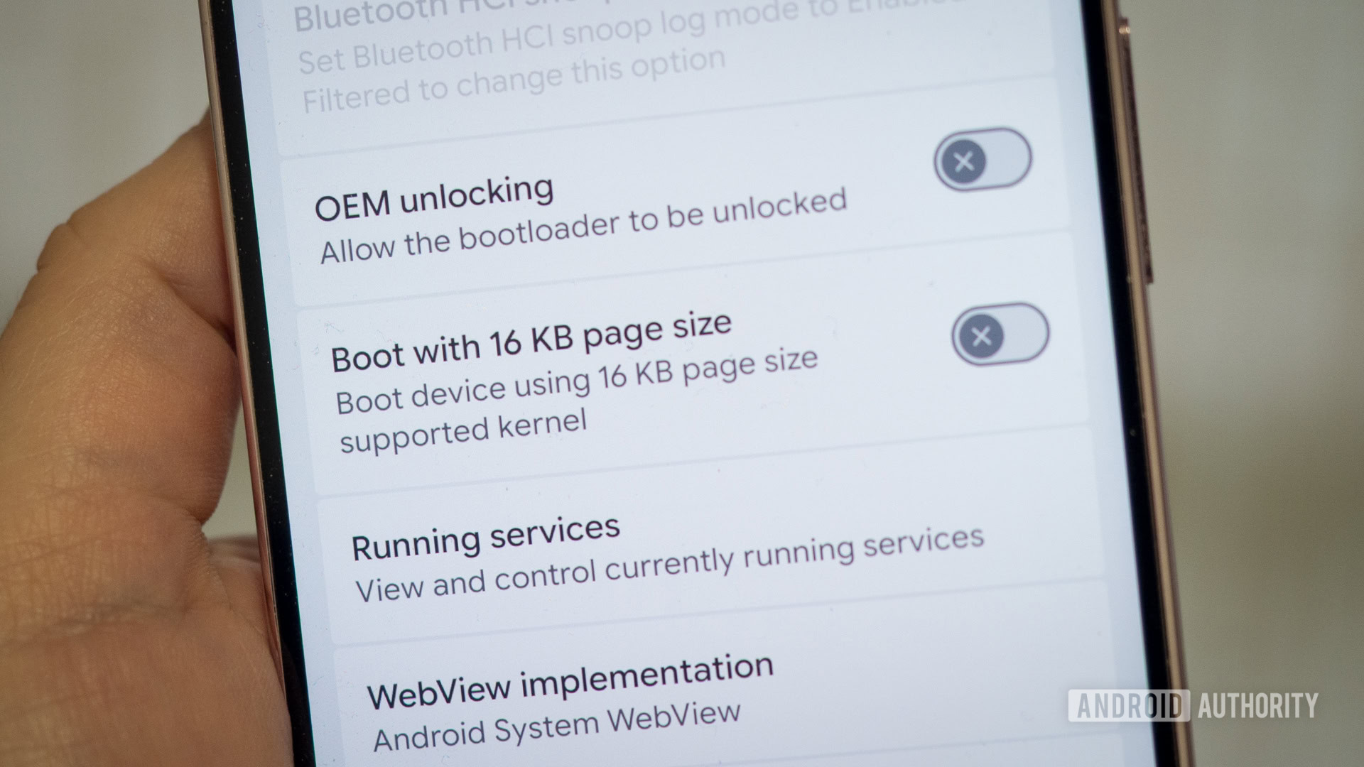 Configura&ccedil;&atilde;o de arquivo de p&aacute;gina de 16 KB do Android 17 beta
