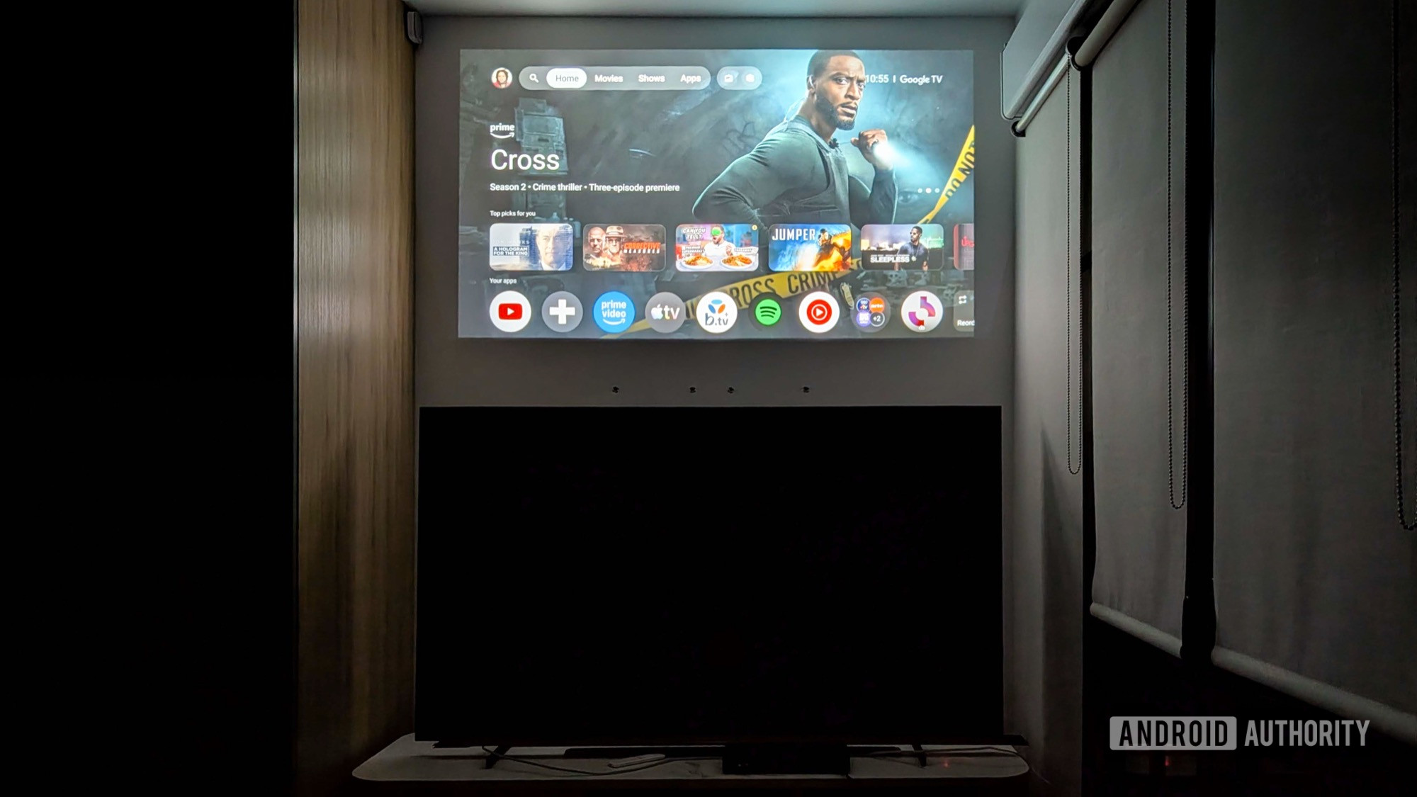 xgimi vibe one tela de projetor 4 na tv