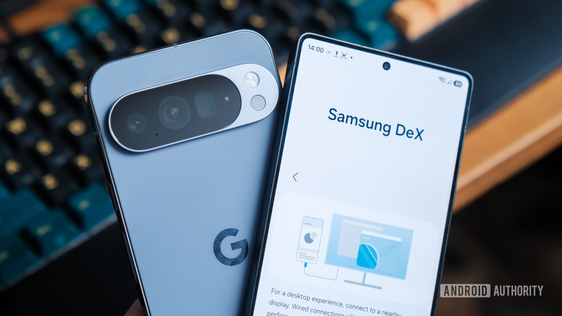 &Aacute;rea de trabalho Samsung Dex x Google Pixel