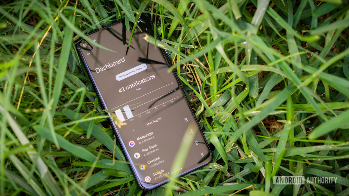 Foto de estoque 5 do bem-estar digital do Google Foto de estoque 5 do bem-estar digital do Google