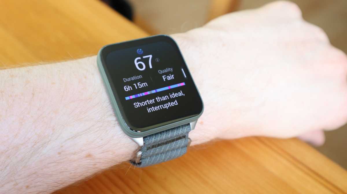 The Garmin Venu X1 features detailed sleep tracking
