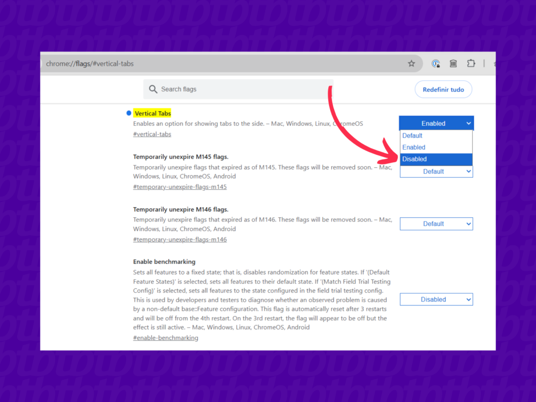 Defina a op&ccedil;&atilde;o como "Disabled" (Imagem: Victor Toledo/Tecnoblog)