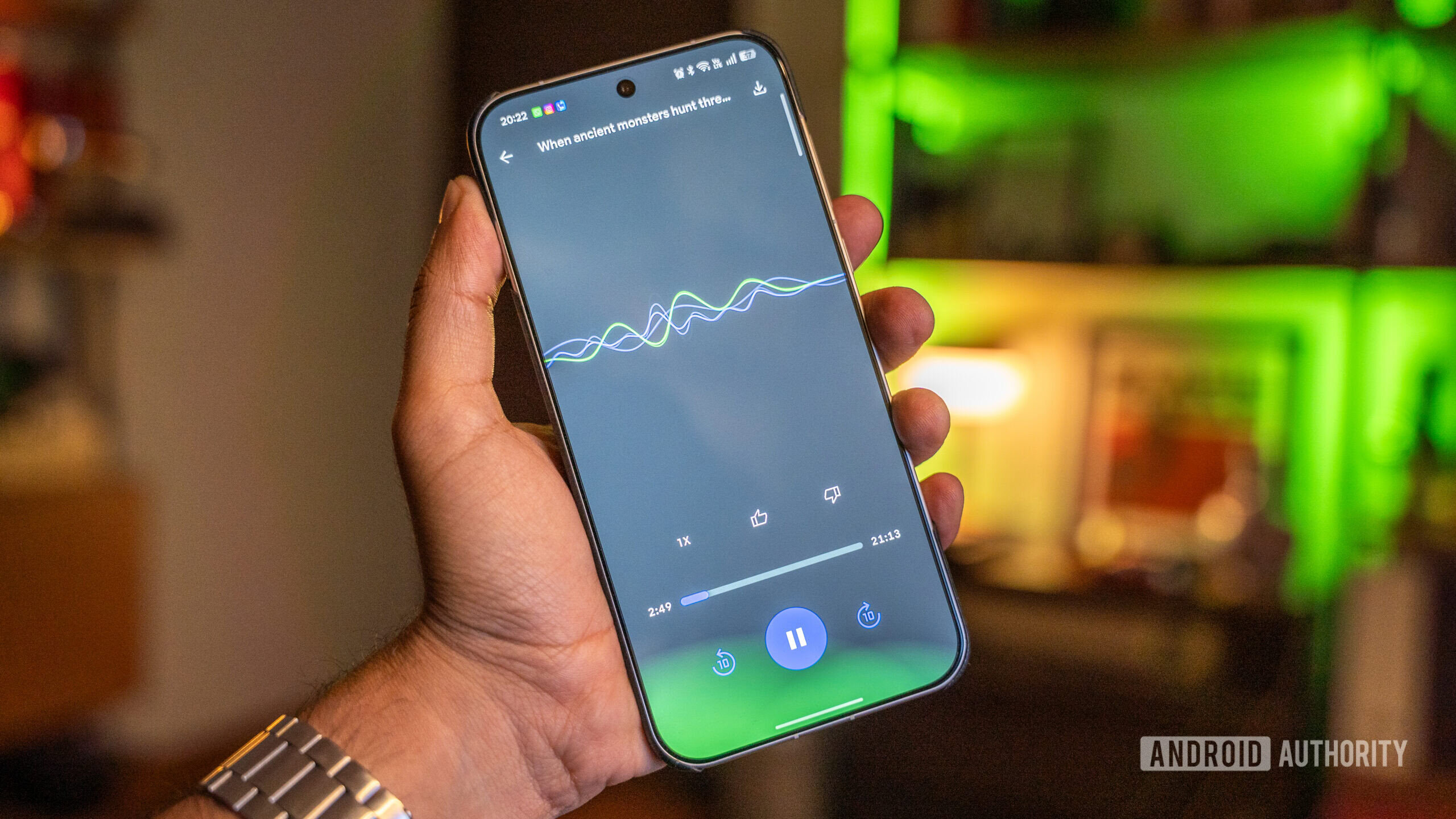 vis&atilde;o geral do &aacute;udio notebooklm