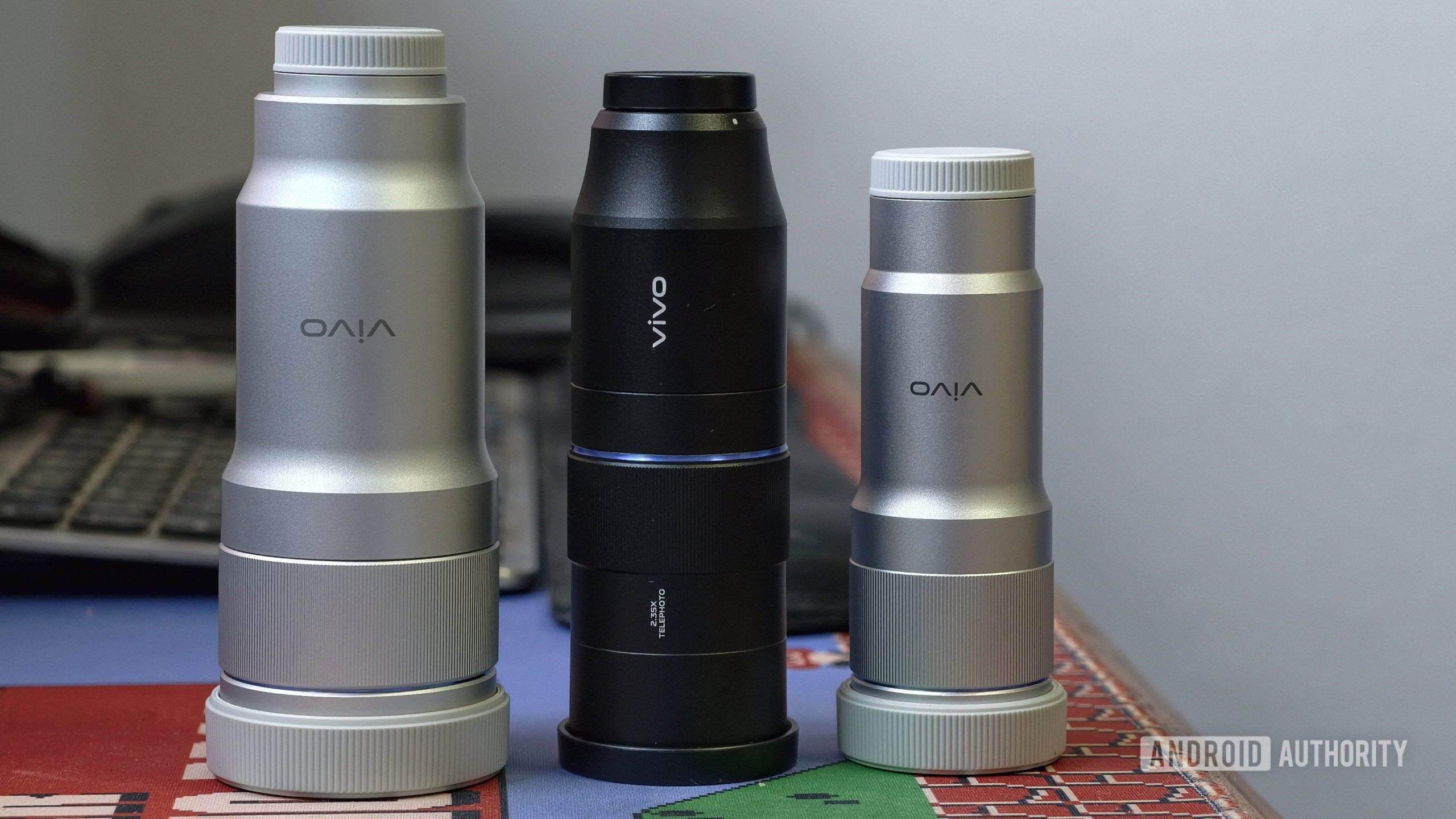 Lentes externas Vivo dimensionadas