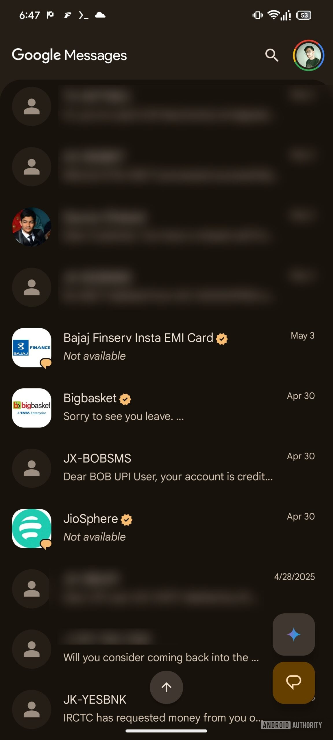 RCS para empresas mostrando &iacute;cones quadrados arredondados