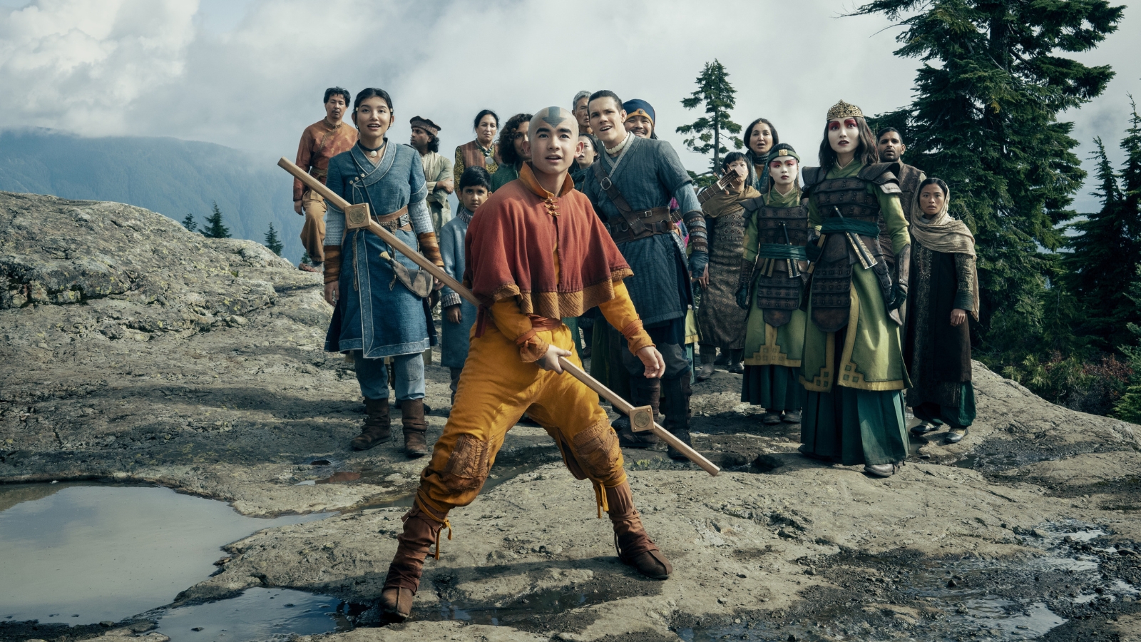 Avatar: The Last Airbender season 2 - Aang and friends