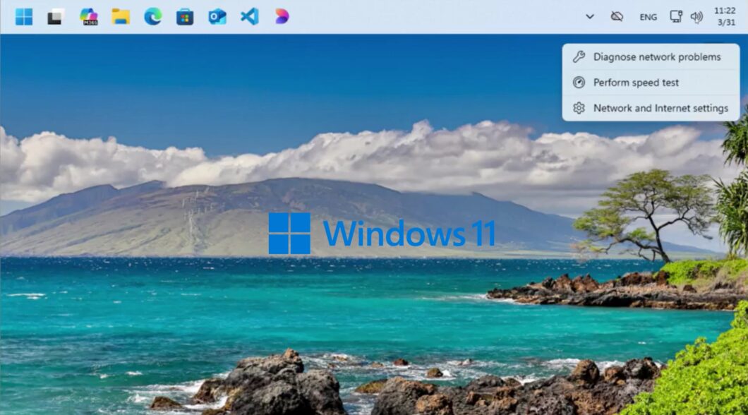 Barra de Tarefas na parte superior do Windows 11