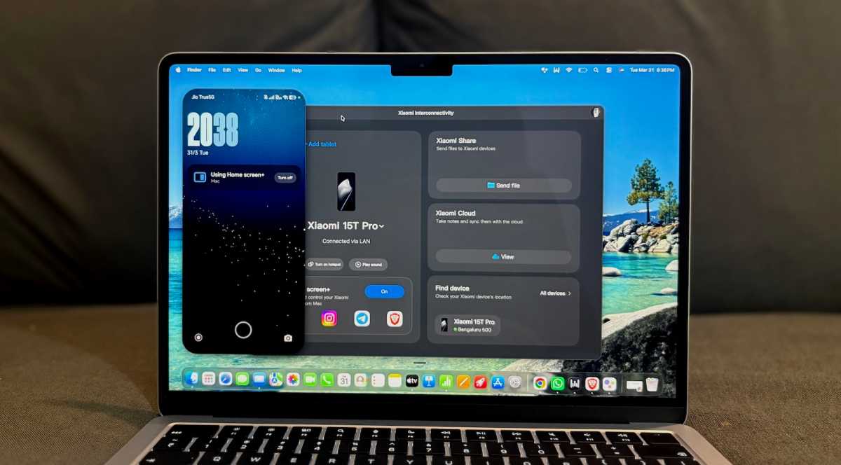 Xiaomi 17 accessed via a Mac