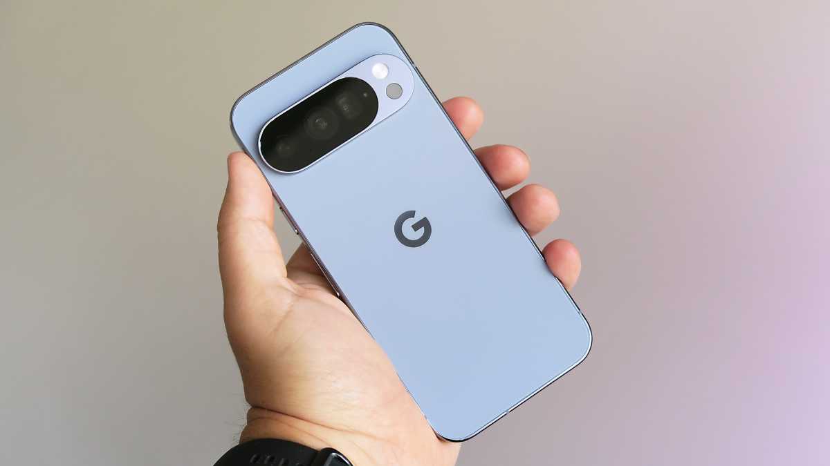 Google Pixel 10 Pro REVIEW back handheld