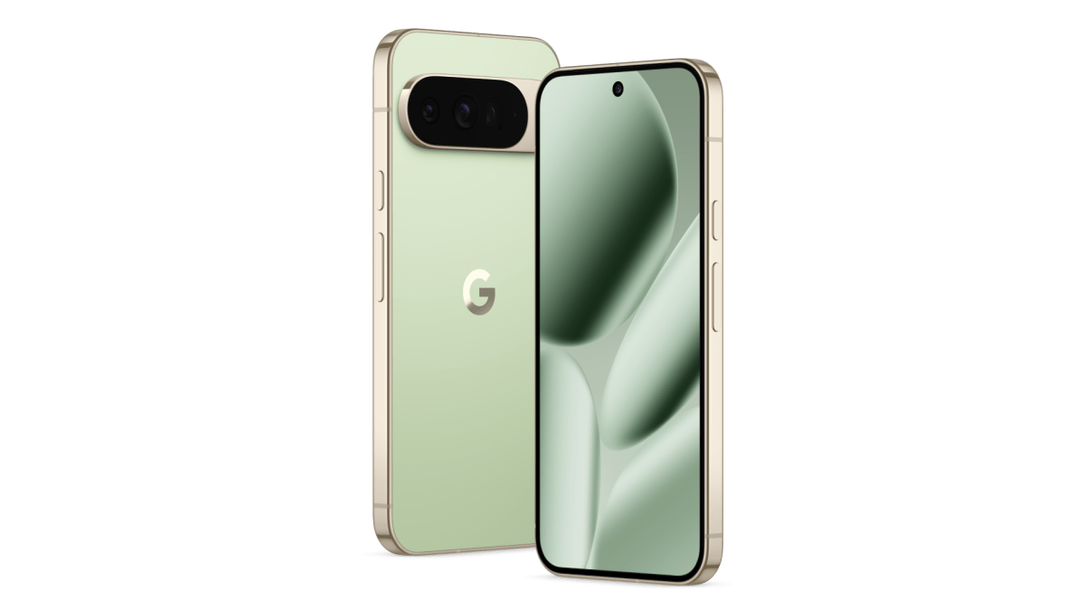 Google Pixel 10 Pro XL in Jade green