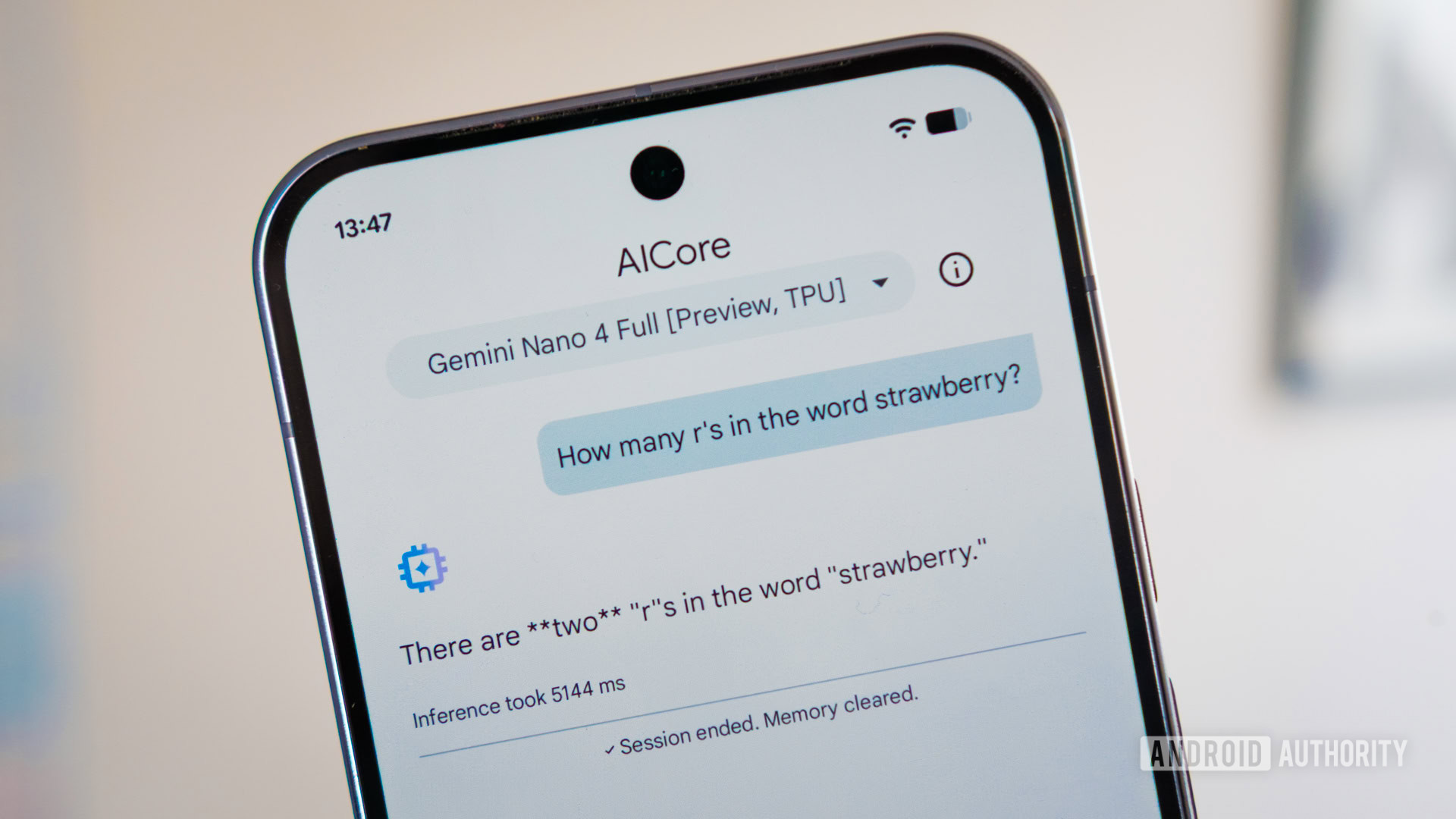 Pergunta do AI Core Nano 4 Pergunta do AI Core Nano 4