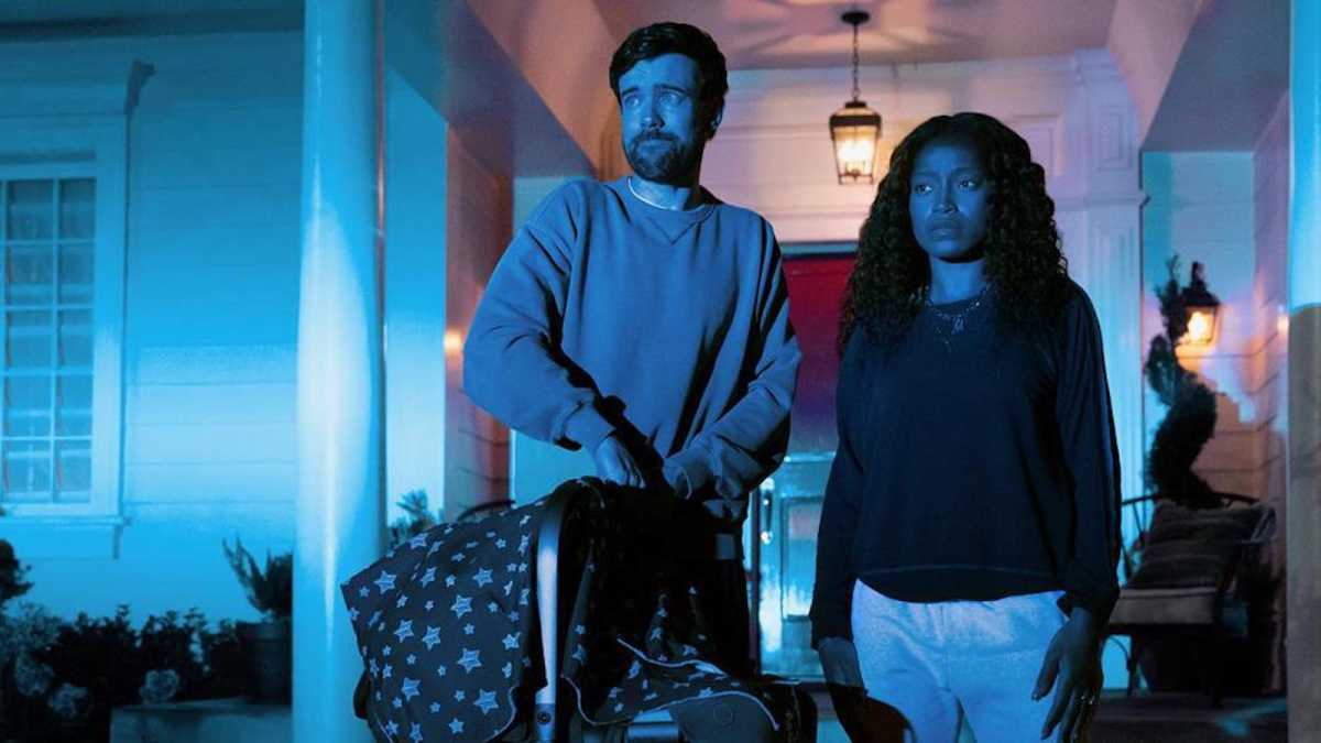 Jack Whitehall and Keke Palmer in The Burbs