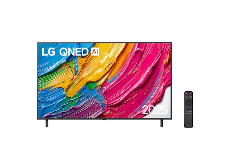 Foto da Smart TV LG 4K QNED80 de 55&rdquo;