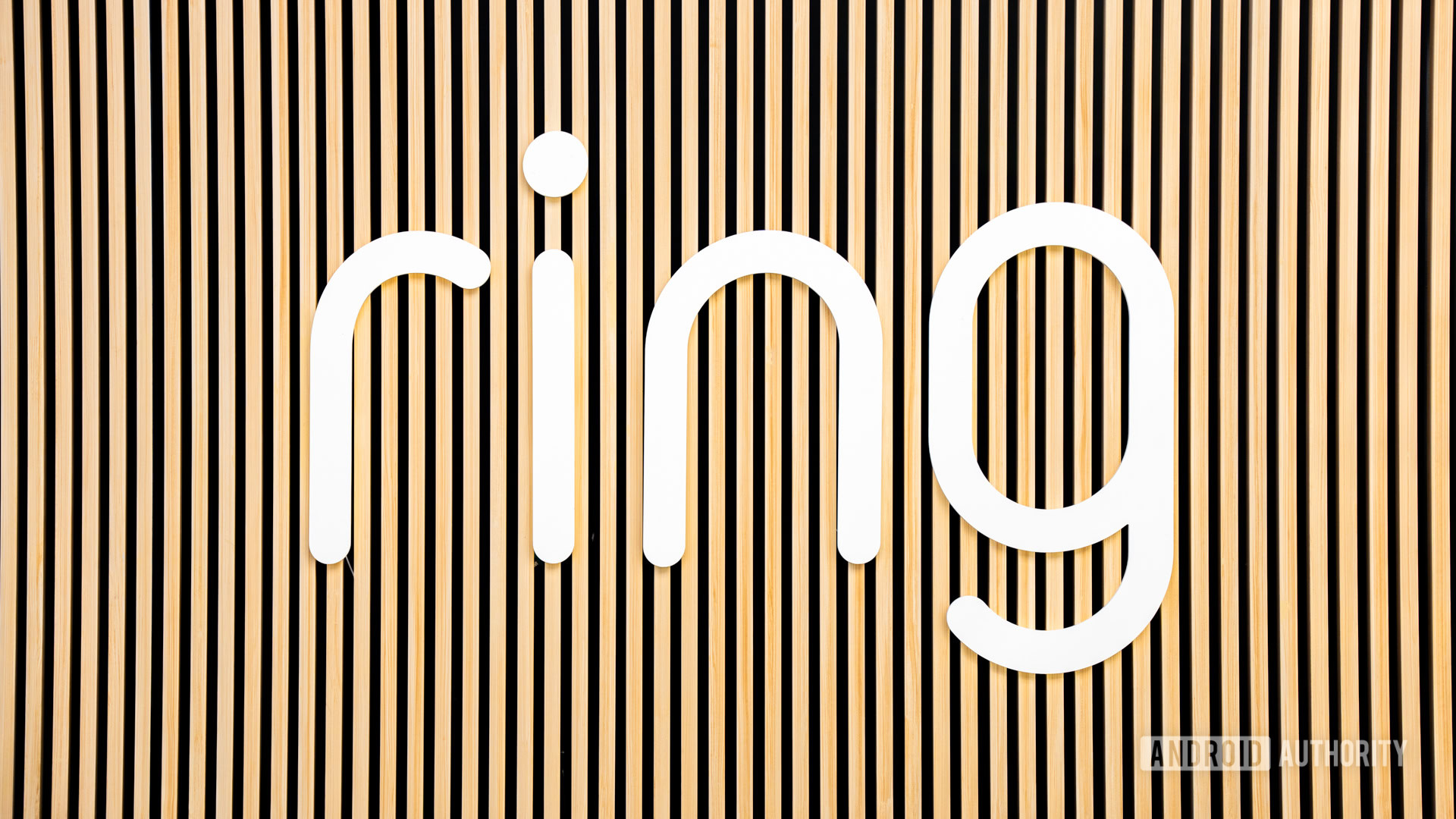 Logotipo do anel na CES 2025 Foto stock 1