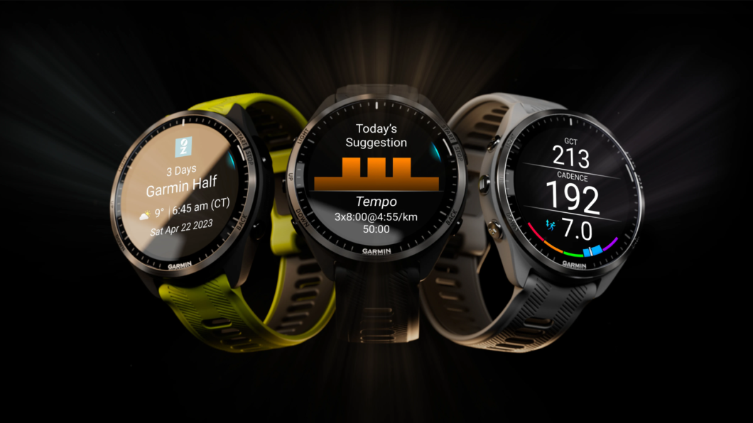 Garmin Forerunner 965 traz bisel em titânio