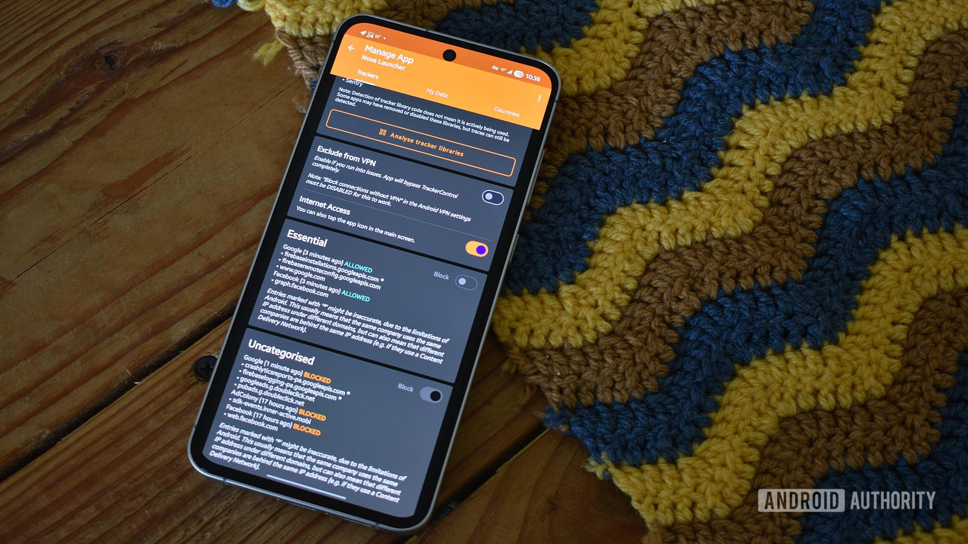 controle do rastreador do nova launcher 1