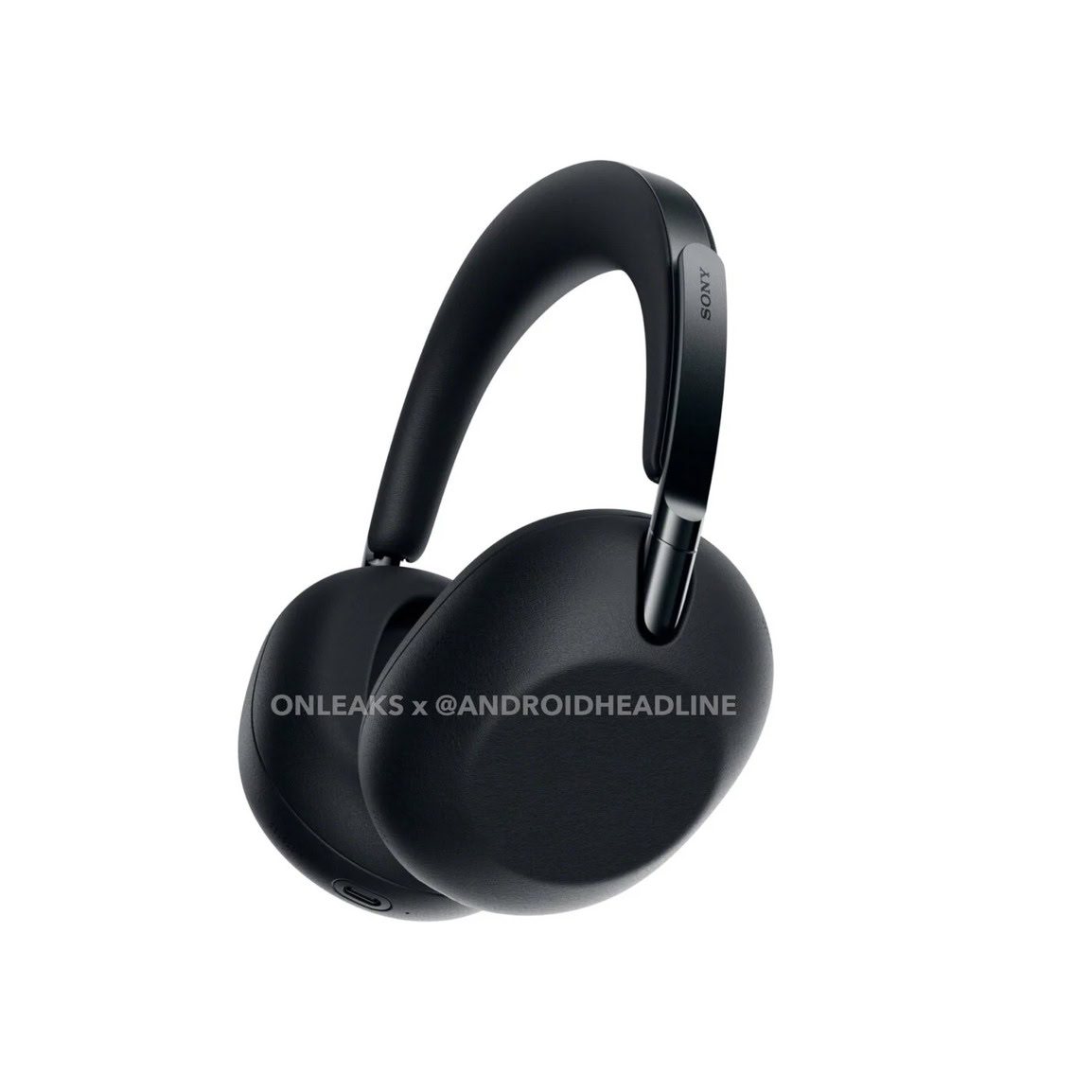Fones de ouvido Sony The ColleXion renderizados em preto