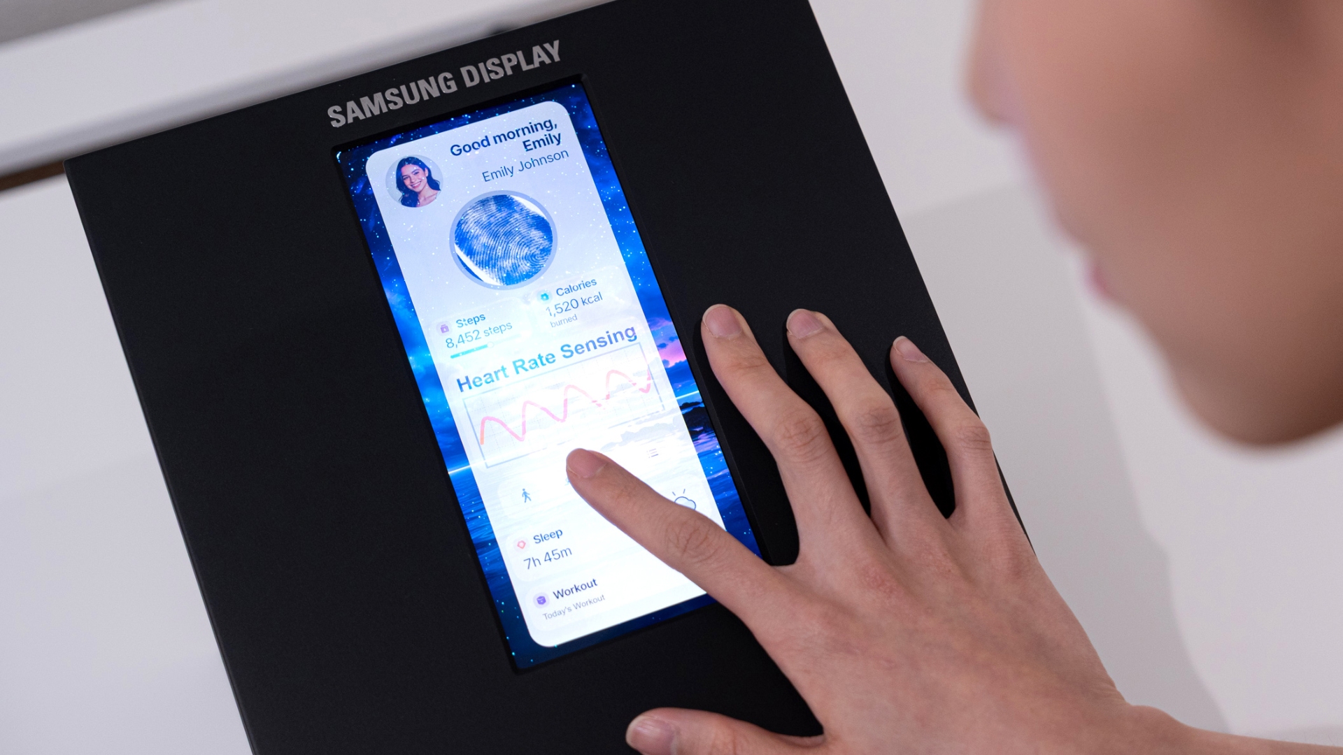 Samsung exibe sensor SID 2026 OLED