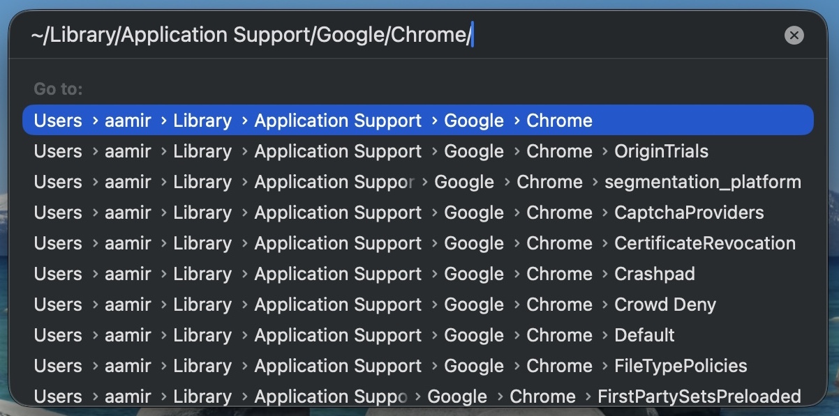 Como desativar o modelo AI do Chrome Exclua a pasta no macOS