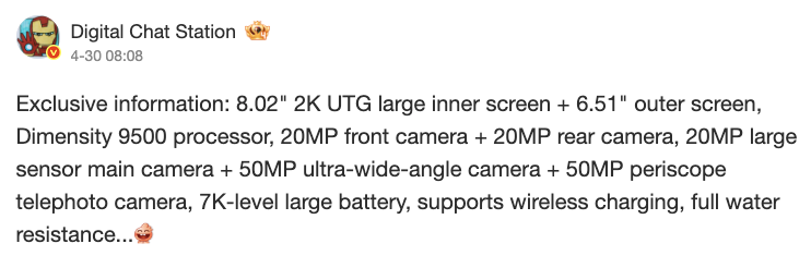 vazamento vivo x fold 6