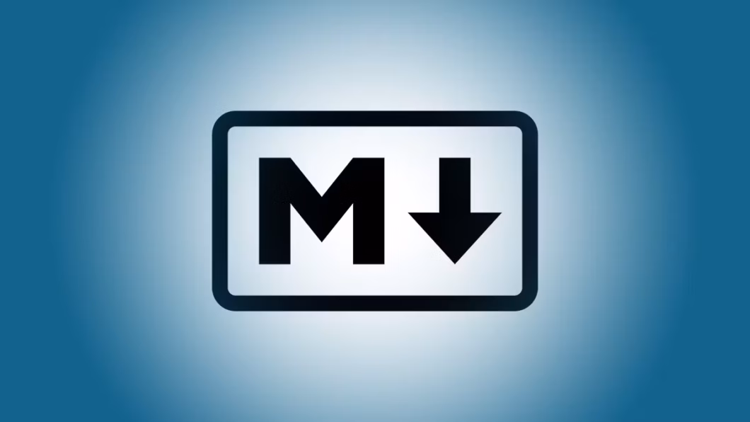 ilustração com o logo do Markdown