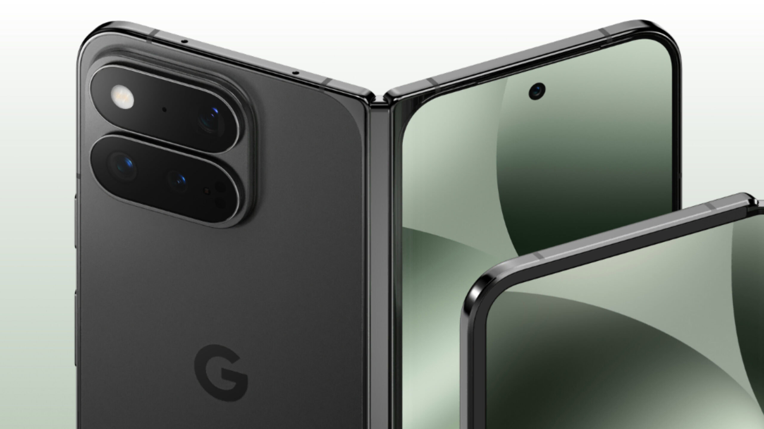 Uma renderização do Google Pixel 11 Pro Fold.