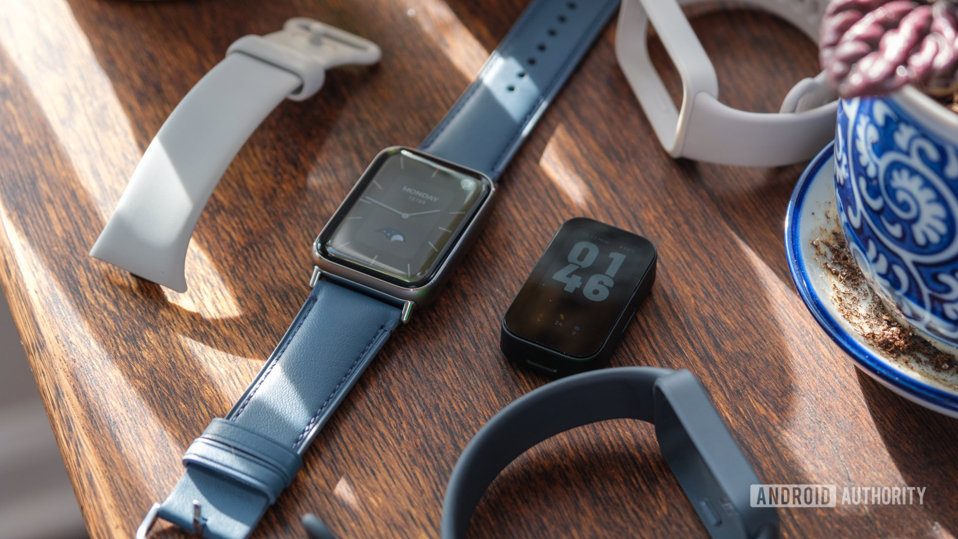 xiaomi smart band 9 pro e 9 active com bandas de reposição