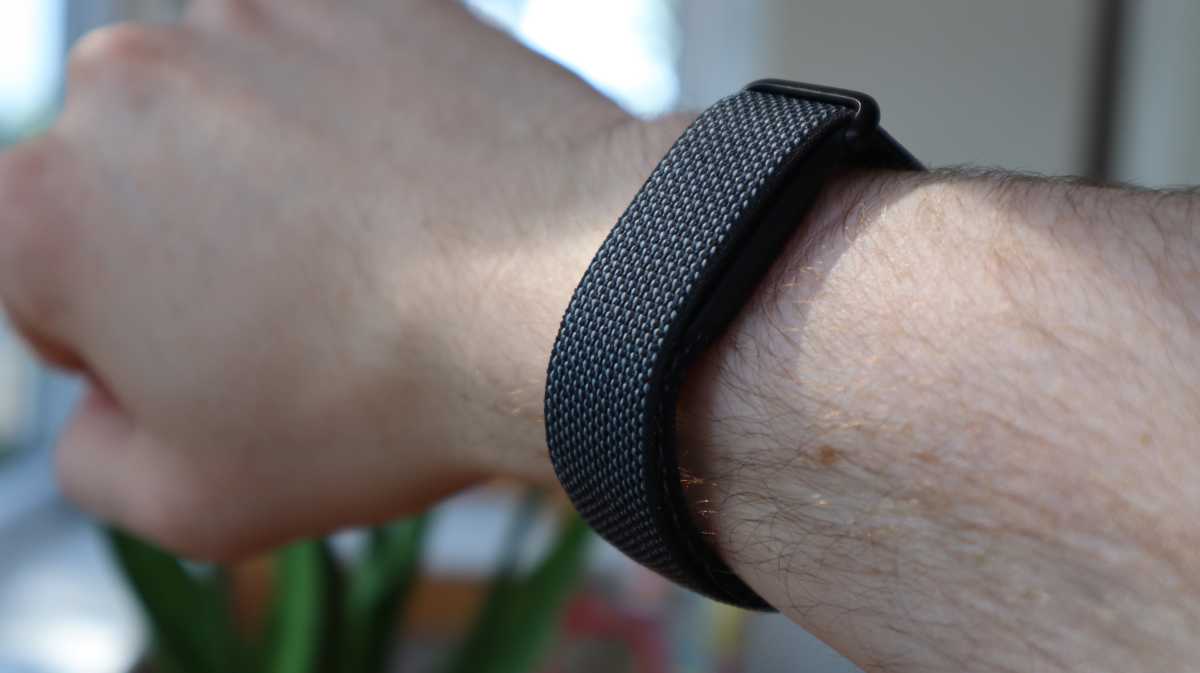 Fitbit Air on the wrist