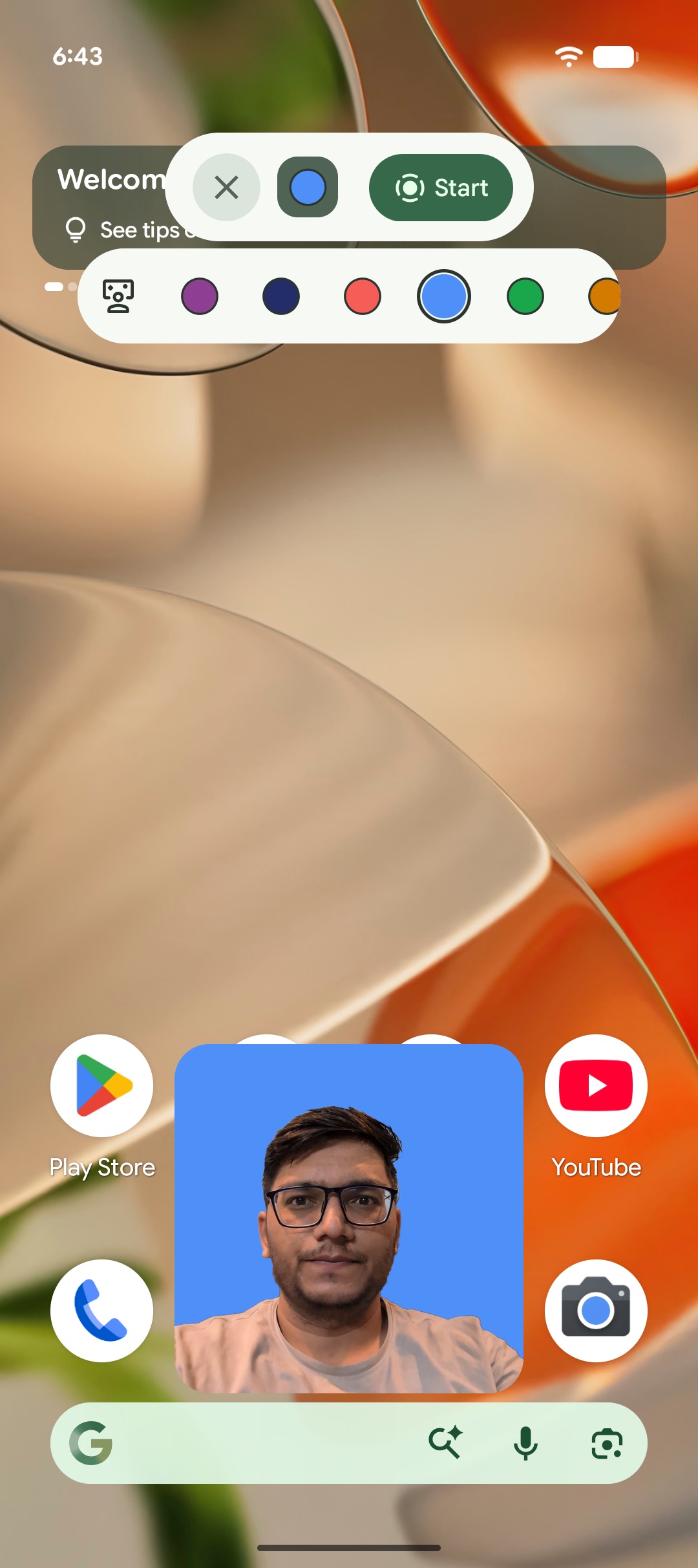 Android Canary, junho de 2026, reações na tela 2