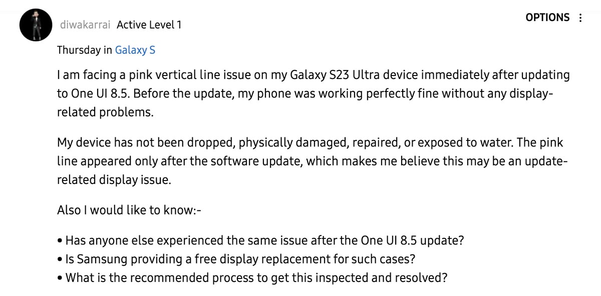 Galaxy S23 Linha Verde Edição One UI 8.5 Atualização Image3