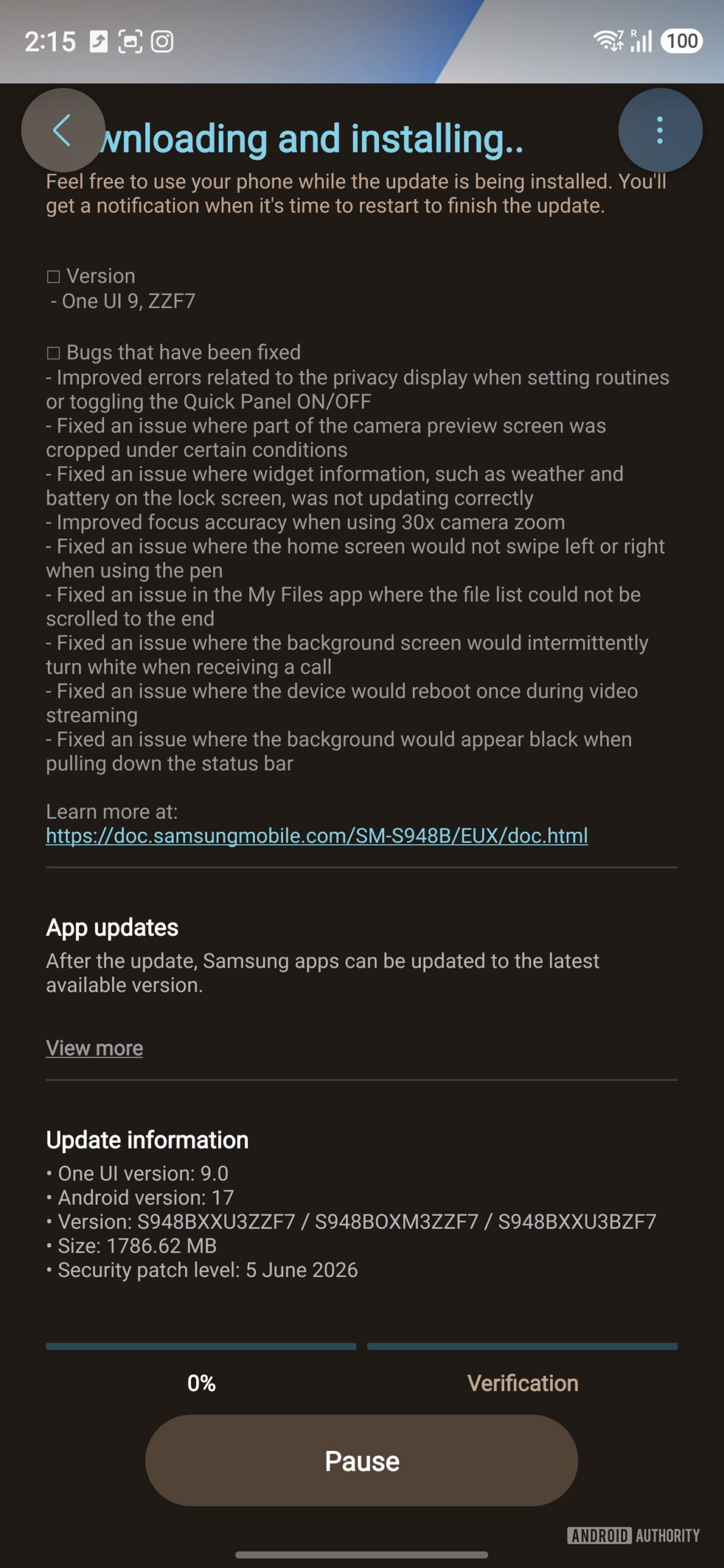 Uma UI 9 Beta 3 para o Galaxy S26 Uma UI 9 Beta 3 para o Galaxy S26