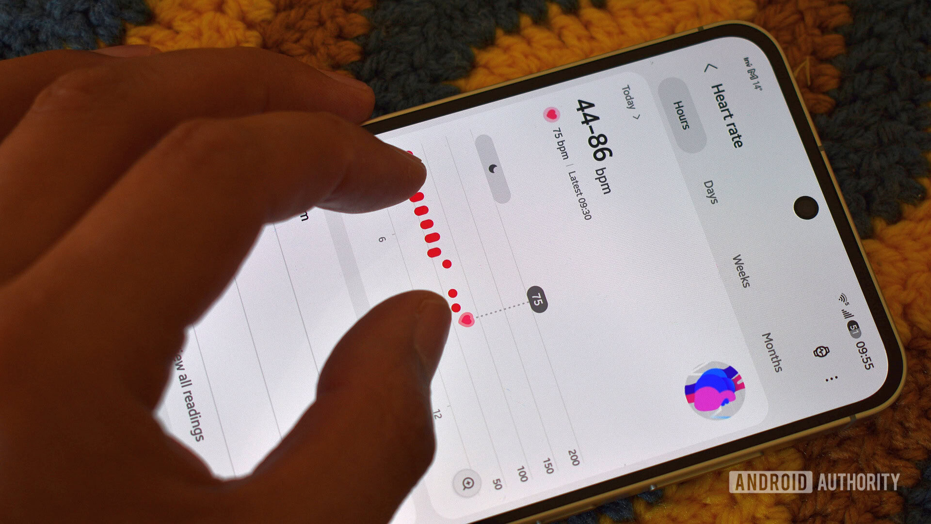 redesenho do aplicativo Samsung Health, gráficos de frequência cardíaca com pitada 1 redesenho do aplicativo Samsung Health, gráficos de frequência cardíaca com pitada 1