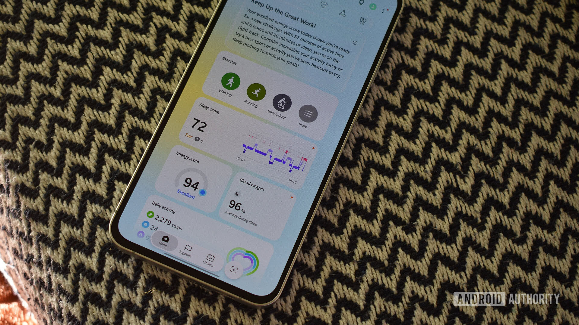 Painel de redesenho do aplicativo Samsung Health 2 Painel de redesenho do aplicativo Samsung Health 2