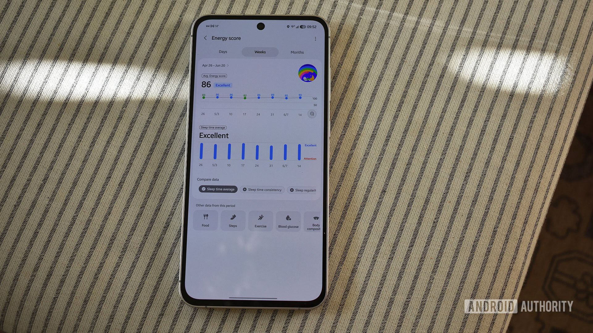 gráfico de redesenho do aplicativo Samsung Health, ferramenta de comparação de dados 1 gráfico de redesenho do aplicativo Samsung Health, ferramenta de comparação de dados 1