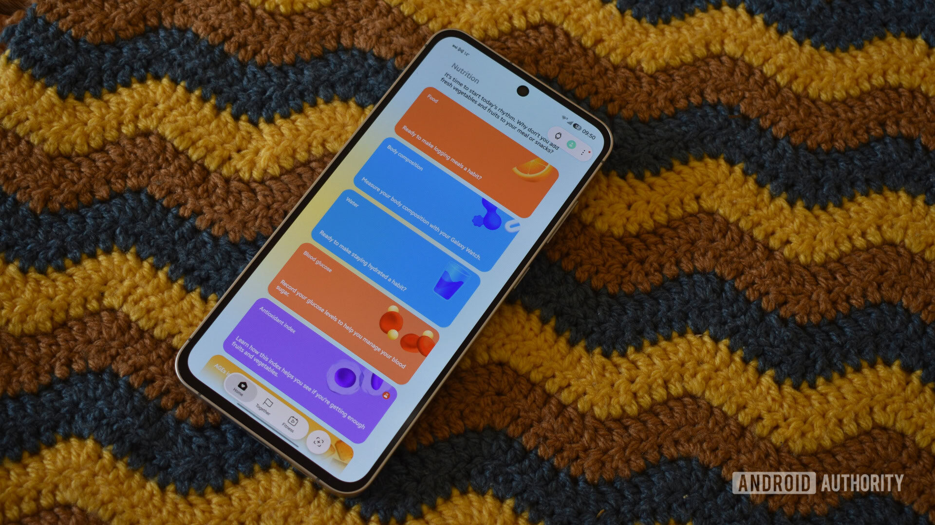 cores redesenhadas do aplicativo Samsung Health 1 cores redesenhadas do aplicativo Samsung Health 1