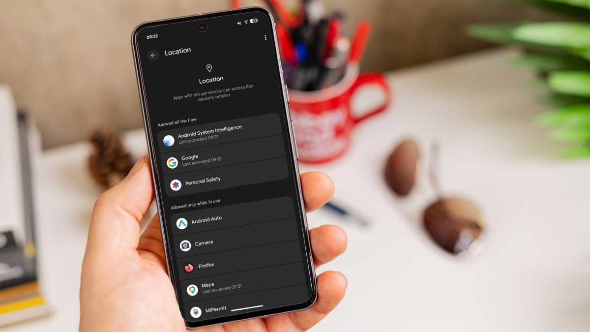 Location permission on a Pixel