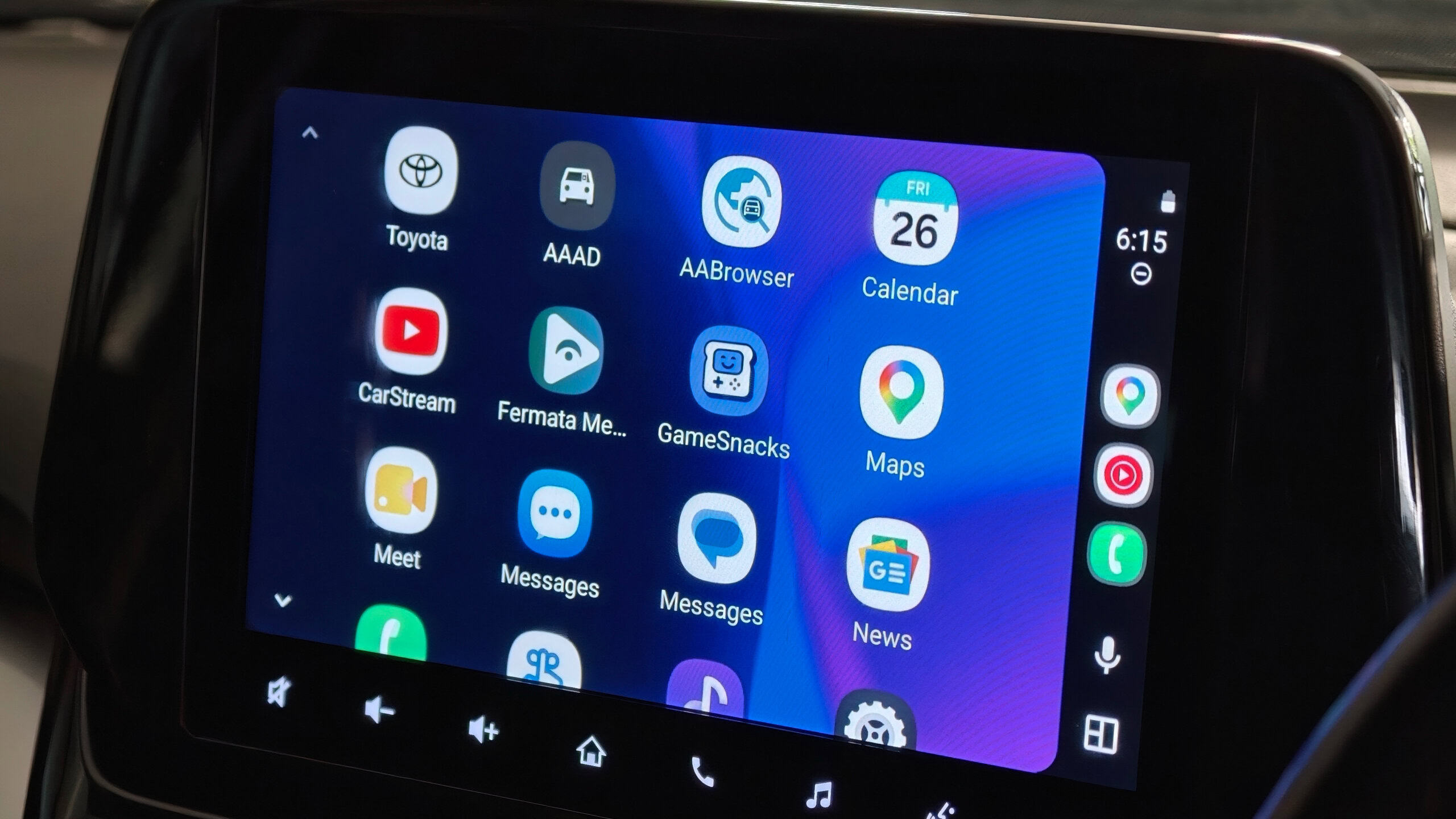 aplicativos de terceiros para Android Auto 9 Vários aplicativos de terceiros no fone de ouvido do Android Auto