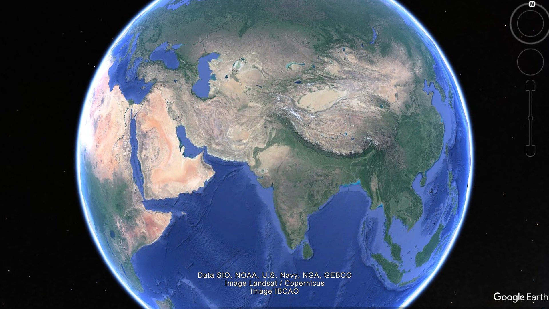 imagem principal do Google Earth imagem principal do Google Earth