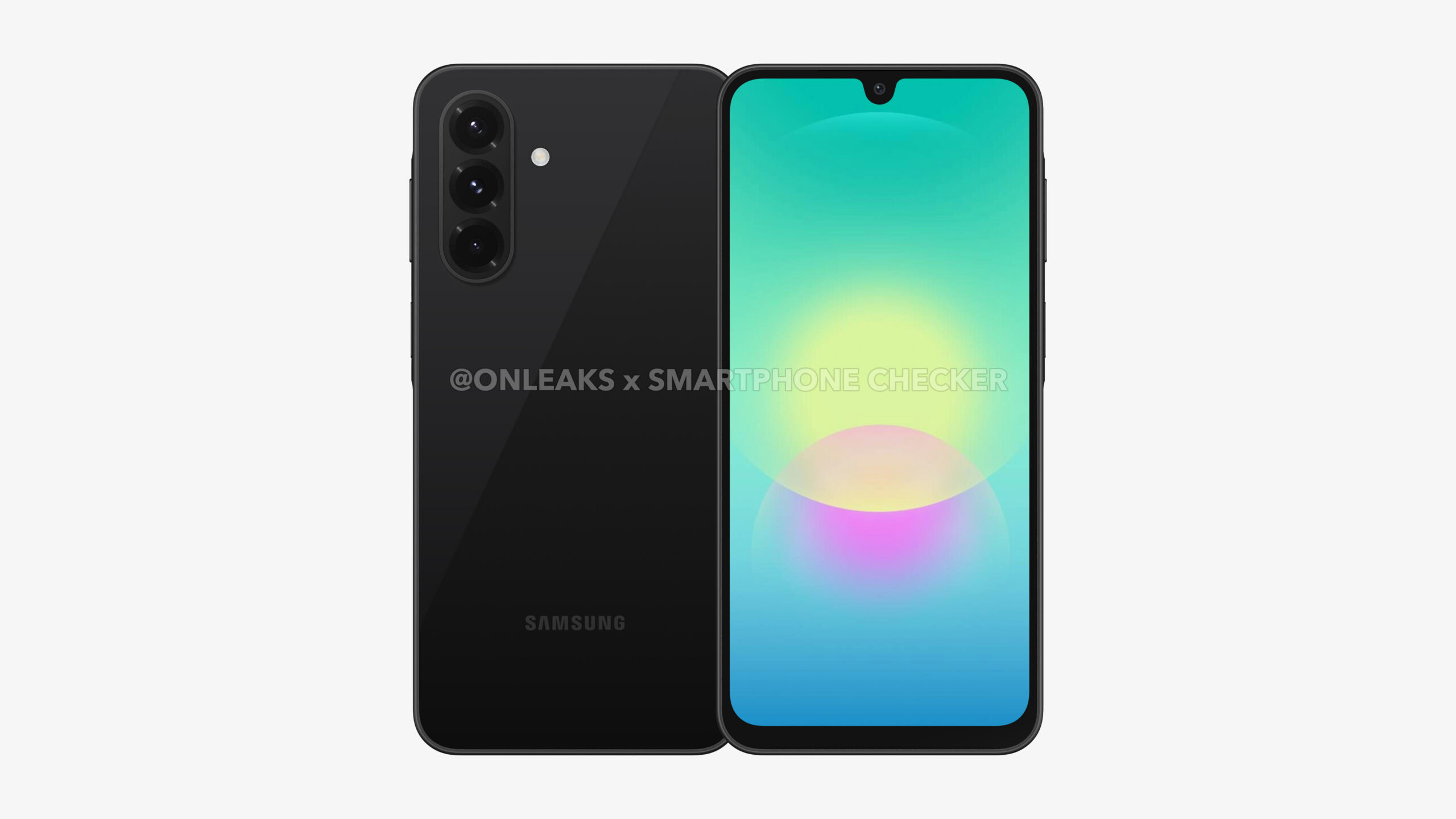 Renderizações do Galaxy A18