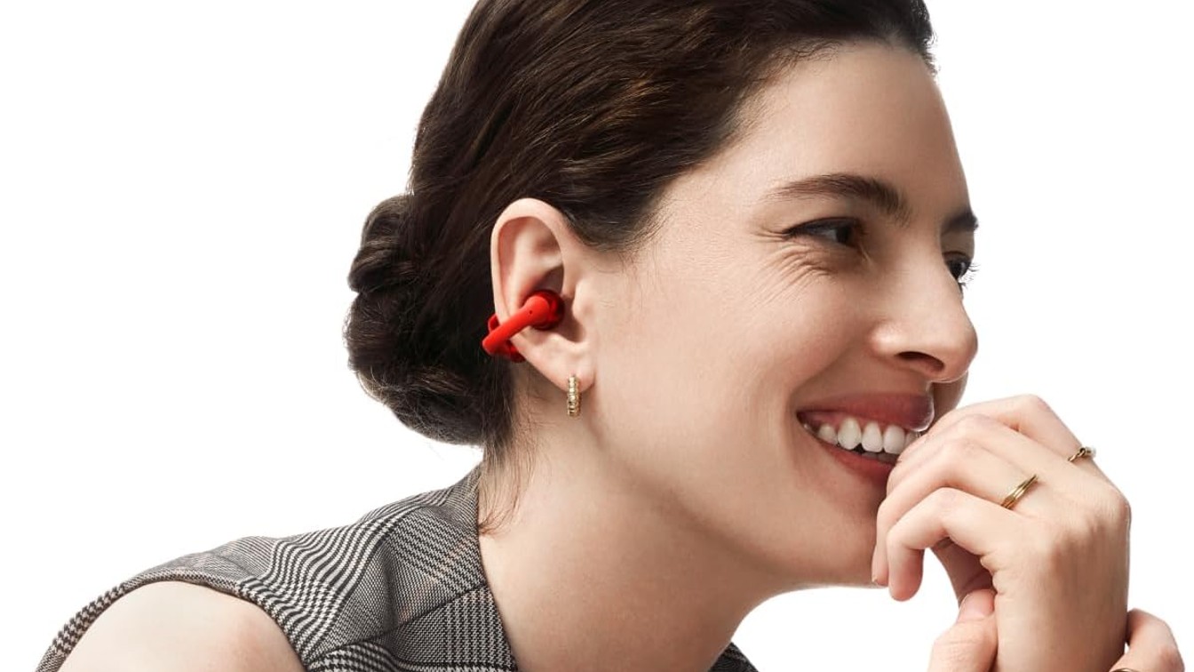 Fones de ouvido abertos SHOKZ OpenDots ONE para imprensa Fones de ouvido abertos SHOKZ OpenDots ONE para imprensa