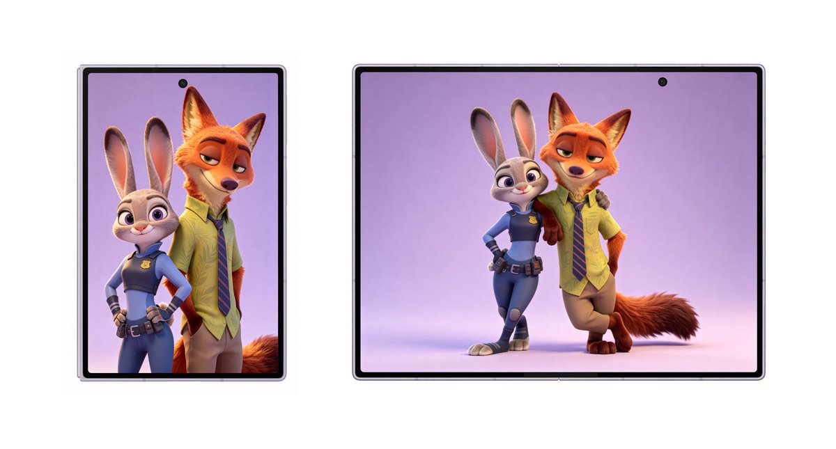Renderizações do Galaxy Z Fold 8